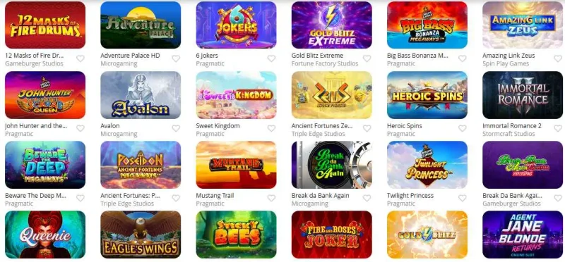Casigo Casino casino interface